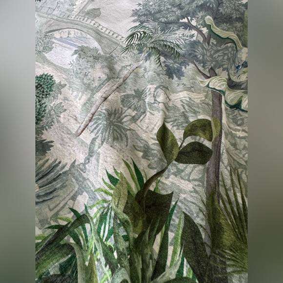 Rachel Zoe Green and Gray Scenic A-Line Skirt - Picture 4 of 8